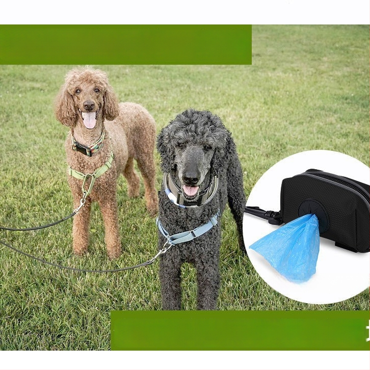 Dávkovač tašiek na prechádzky so psom, Oxford materiál, objem 0,3 L, so zipsom