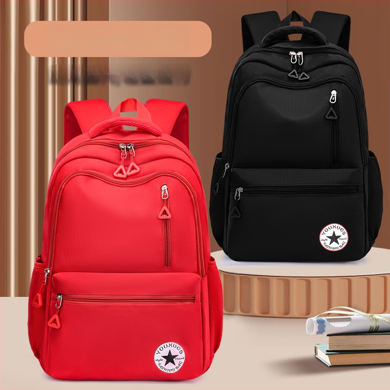 Ruksak pre žiakov gymnázia a stredných škôl - ľahký, redukcia hmotnosti, ochrana chrbtice, nepremokavý, veľký objem, nočná reflexná bezpečnosť