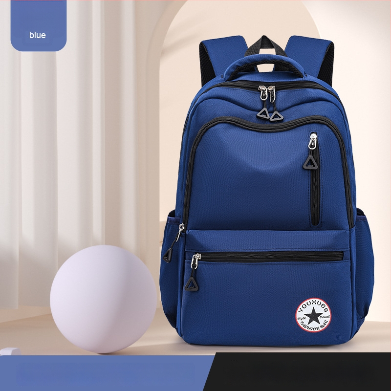 Ruksak pre žiakov gymnázia a stredných škôl - ľahký, redukcia hmotnosti, ochrana chrbtice, nepremokavý, veľký objem, nočná reflexná bezpečnosť