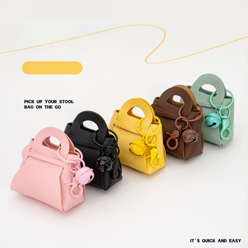 Dispenser na tašky pre domáce zvieratá s nekonečným rolom, PU materiál, značka Holy Truth, háčikový typ, prenosný