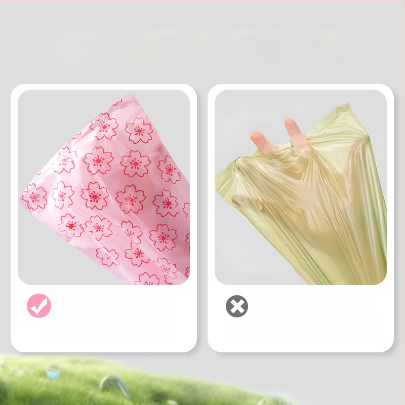 Rolované vrecká na výkaly pre domáce zvieratá, biologicky rozložiteľný materiál, štandardná hrúbka, vhodné pre súkromné značky