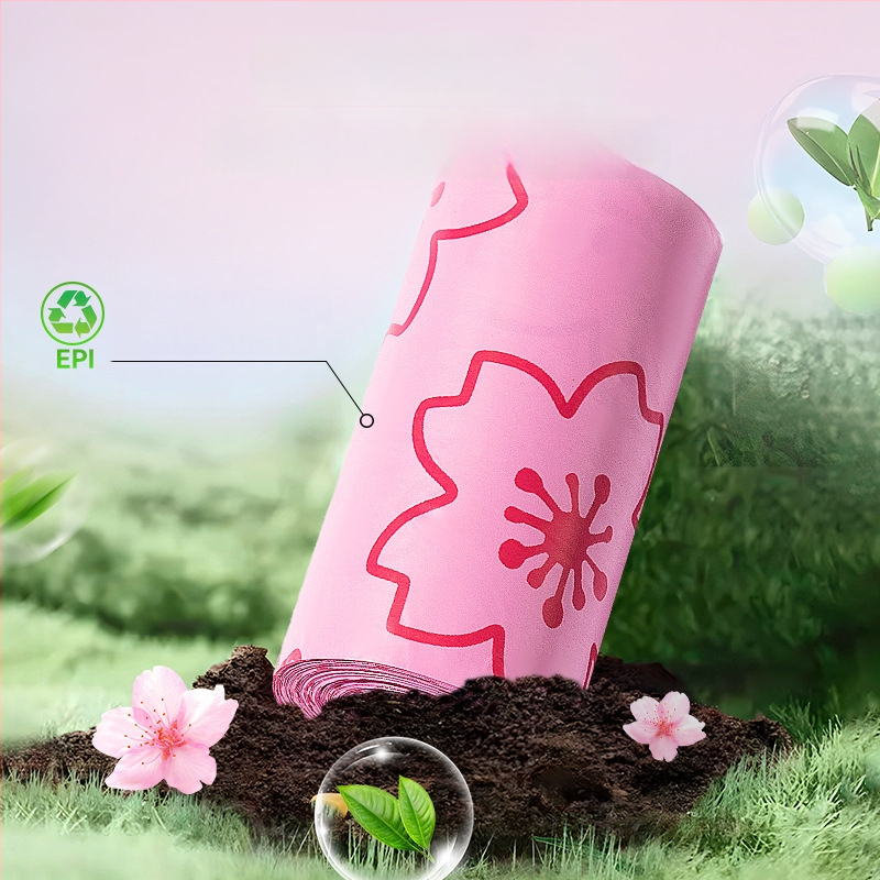 Rolované vrecká na výkaly pre domáce zvieratá, biologicky rozložiteľný materiál, štandardná hrúbka, vhodné pre súkromné značky