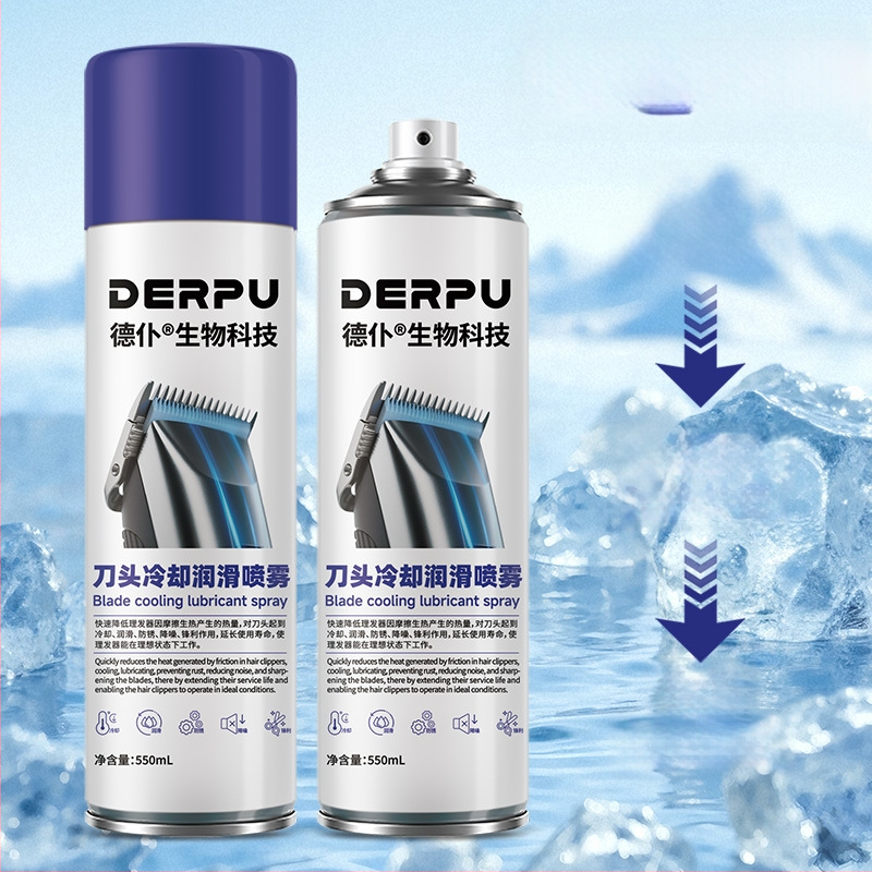 Chladiaci sprej na čepele pre elektrické strojčeky pre domáce zvieratá – mazivo a proti korózii, pre psy