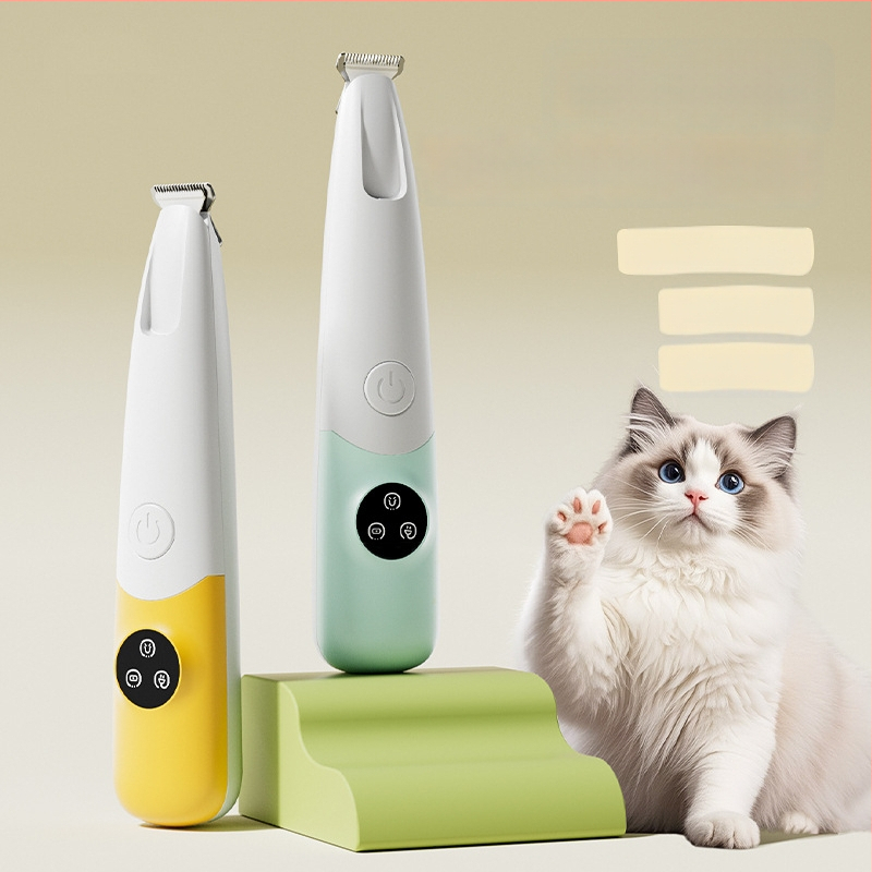 Elektrický klipér na domáce zvieratá pre psov a mačky, ABS plastové telo, strihanie chlpov na labkách