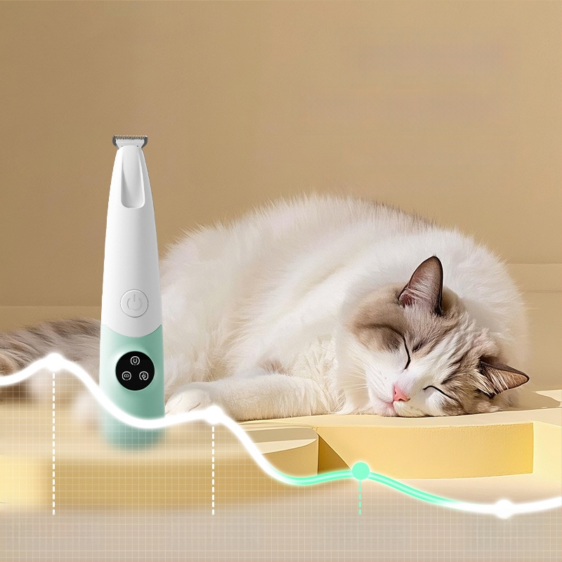 Elektrický klipér na domáce zvieratá pre psov a mačky, ABS plastové telo, strihanie chlpov na labkách