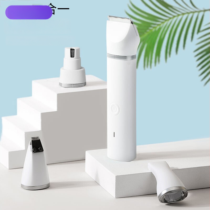 Elektrický strih pre psov – ABS plast, nerezová oceľ a keramické čepele; napájanie 5V