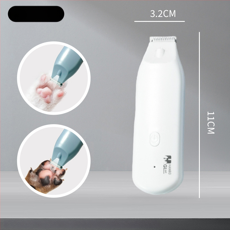 Elektrický strihací stroj pre domáce zvieratá (mačky a psy) – Materiál: ABS+keramika+nerezová oceľ 301; Tichý chod s osvetlením