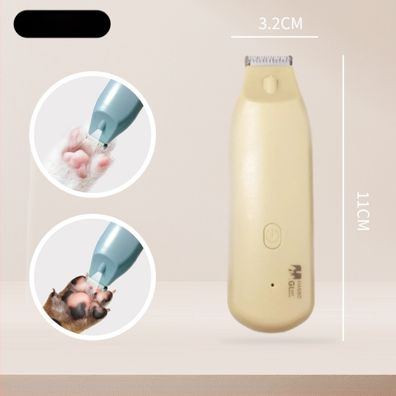 Elektrický strihací stroj pre domáce zvieratá (mačky a psy) – Materiál: ABS+keramika+nerezová oceľ 301; Tichý chod s osvetlením