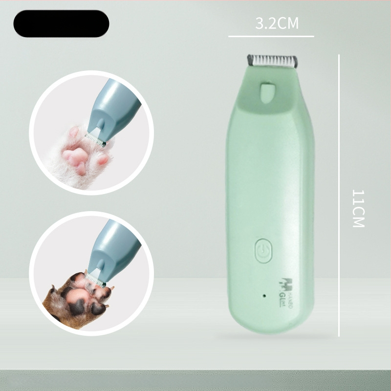 Elektrický strihací stroj pre domáce zvieratá (mačky a psy) – Materiál: ABS+keramika+nerezová oceľ 301; Tichý chod s osvetlením