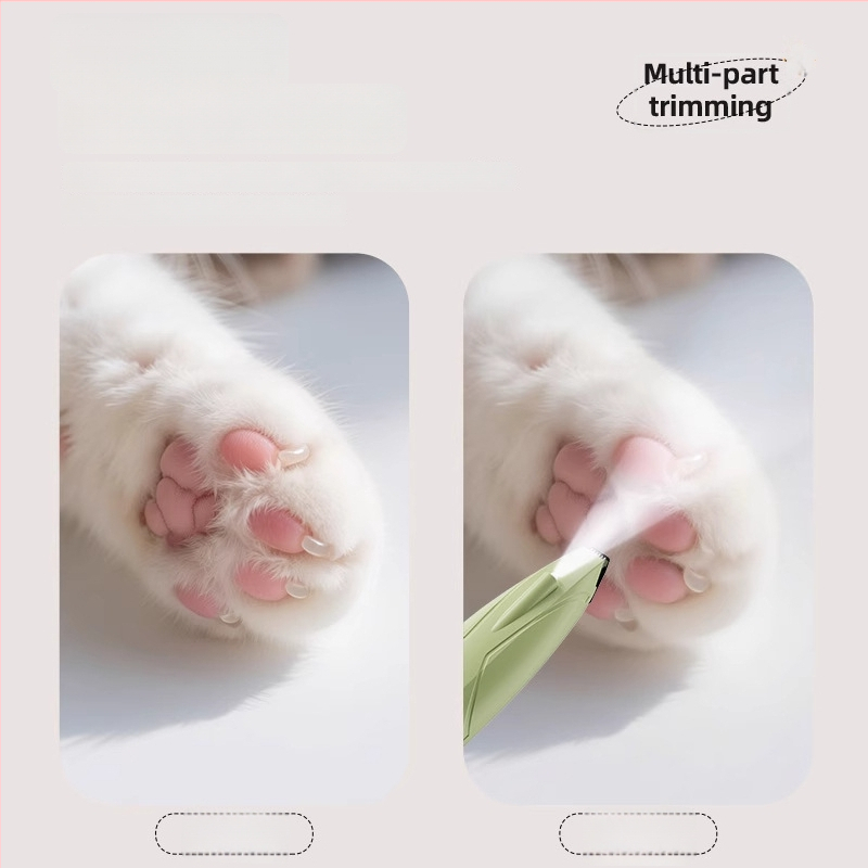 Zastrihávač chlpov labiek mačky a psa — ABS telo, čepele z nehrdzavejúcej ocele a keramiky, PP súčasti; Kód produktu: 25H0091M; Importované: Nie