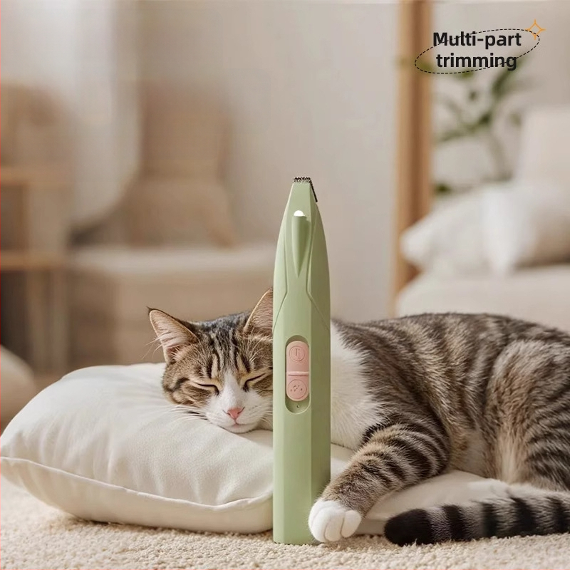 Zastrihávač chlpov labiek mačky a psa — ABS telo, čepele z nehrdzavejúcej ocele a keramiky, PP súčasti; Kód produktu: 25H0091M; Importované: Nie