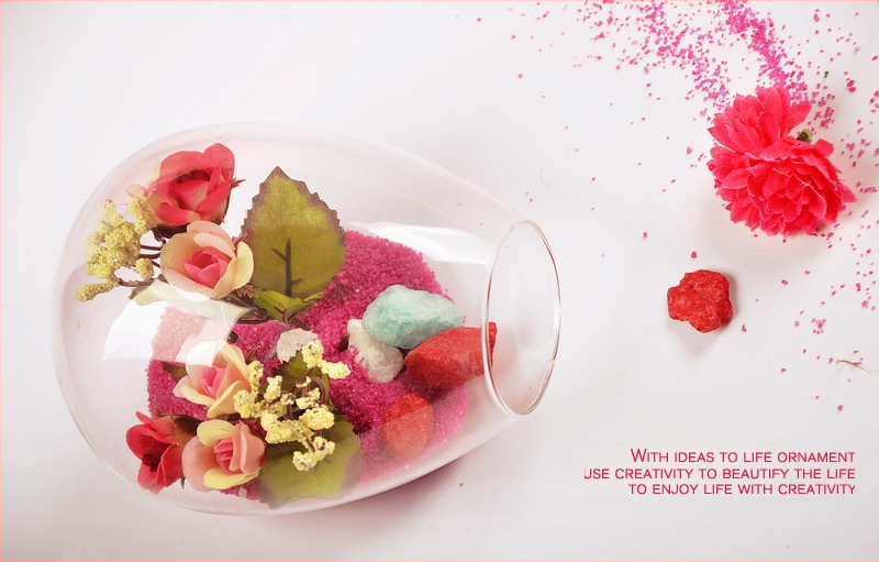 mxmade bočné otváracie priehľadné sklenené vázy pre hydroponické sukulentné rastliny — fúkané borosilikátové sklo, leštený povrch, prispôsobiteľné