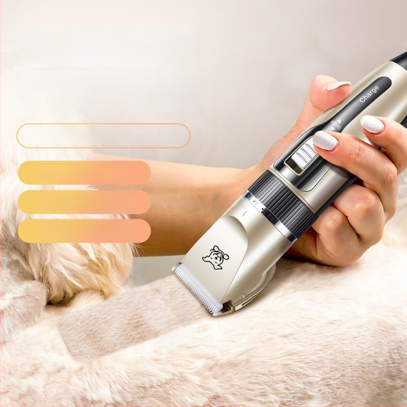 Pre psa: tichý elektrický stroj na strihanie srsti a hrebeň na labky, vhodný aj pre mačky a psy