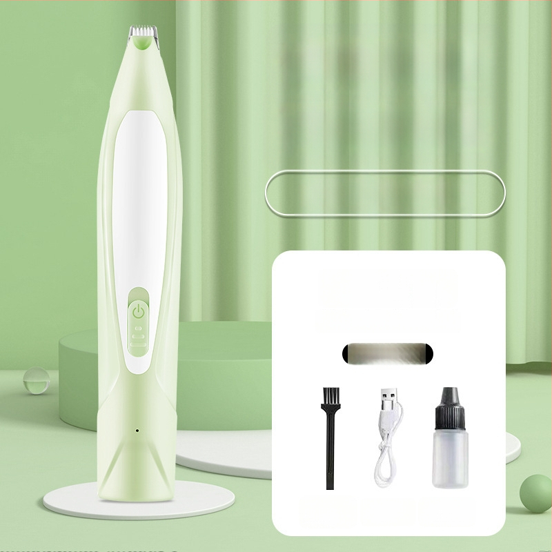 Elektrický strihač labiek mačiek a psov — tichá prevádzka, strihanie chlpov na labkách, pomôcka pre starostlivosť o domáce zvieratá