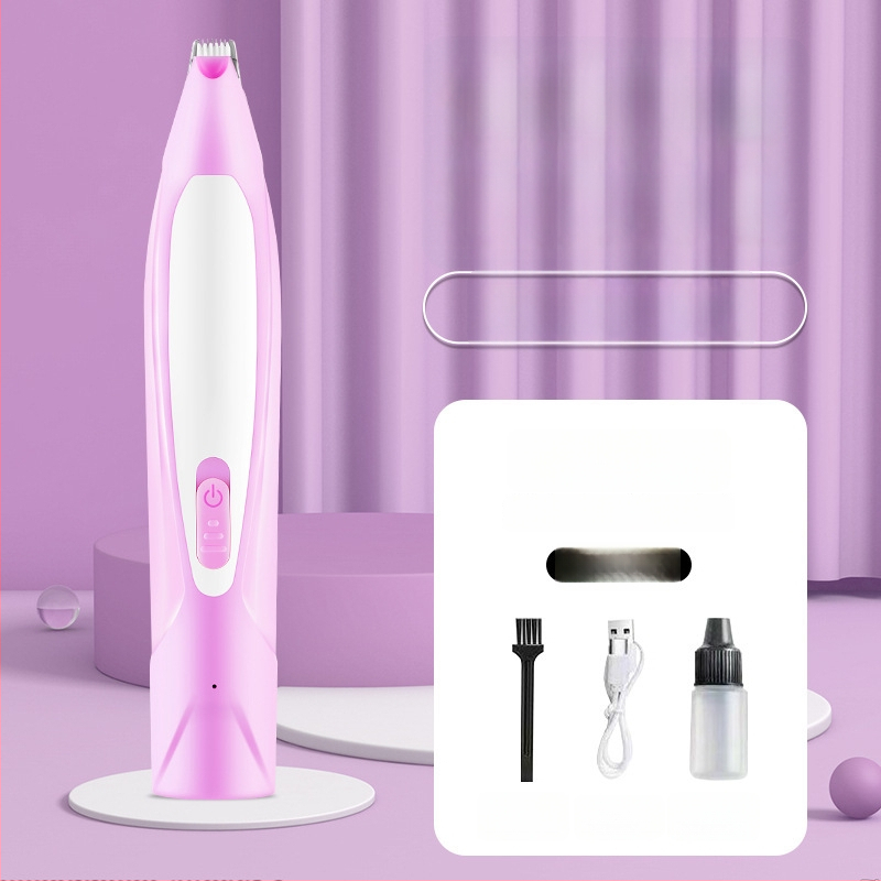 Elektrický strihač labiek mačiek a psov — tichá prevádzka, strihanie chlpov na labkách, pomôcka pre starostlivosť o domáce zvieratá