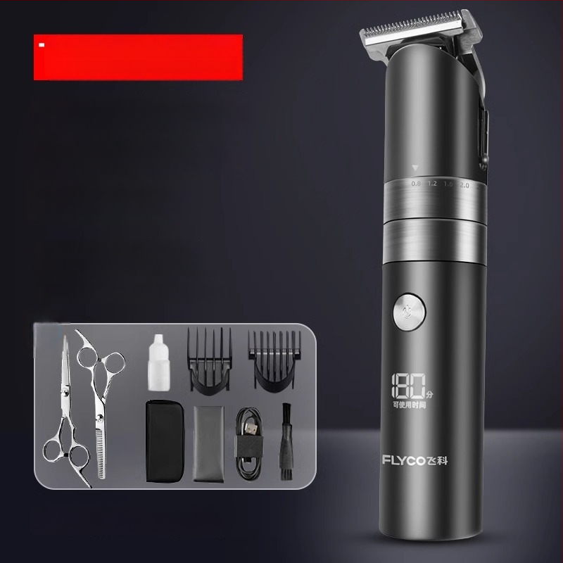 Elektrický holiaci strojček na vlasy pre domáce použitie s vstavanou batériou 500-800 mAh, čepele z titánovej zliatiny, kartáčový motor, vodotesný, výdrž batérie 1-3 h