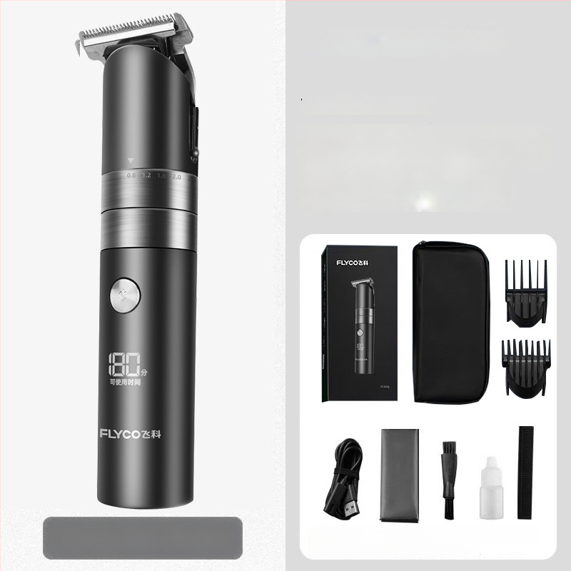 Elektrický holiaci strojček na vlasy pre domáce použitie s vstavanou batériou 500-800 mAh, čepele z titánovej zliatiny, kartáčový motor, vodotesný, výdrž batérie 1-3 h