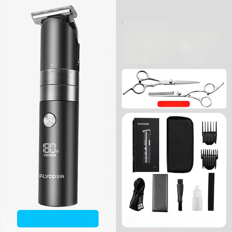 Elektrický holiaci strojček na vlasy pre domáce použitie s vstavanou batériou 500-800 mAh, čepele z titánovej zliatiny, kartáčový motor, vodotesný, výdrž batérie 1-3 h