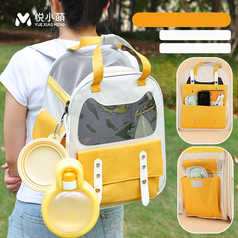 Batoh pre domáce zvieratá s dizajnom vesmírnej kapsuly, veľká kapacita, plastové telo, stredne mäkká tvrdosť