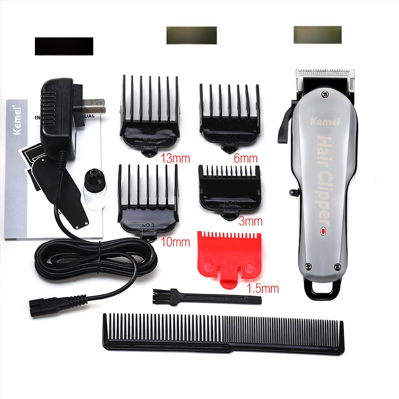 Zastrihávač vlas KM-706Z – nabíjateľný, s kefovým motorom, výdrž batérie 6–8 hodín, čepeľ z vysokouhlíkovej ocele, nízka hlučnosť