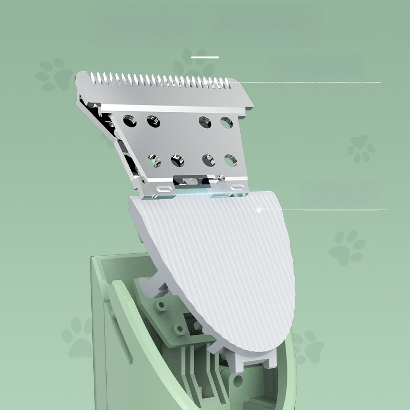 Abbey ABS Elektrický grooming strojček pre domáce zvieratá – pre psy a mačky, domáce použitie