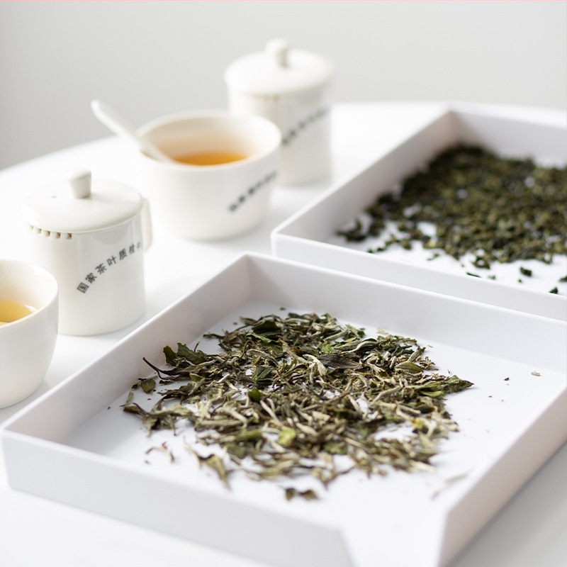 Melamínový podnos na degustáciu čaju Xiangyi, polomanuálny/polomechanický spôsob výroby, hmotnosť 300 g, možnosť prispôsobenia