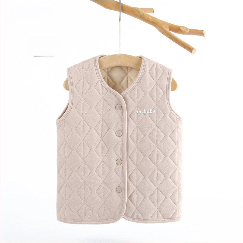 Detský vnútorný kabátový set na jeseň a zimu, 93% polyester, hrubý, teplý, flísová úprava