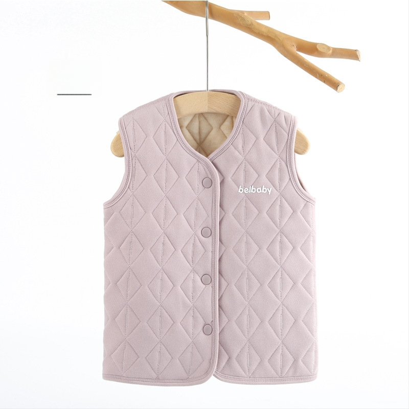 Detský vnútorný kabátový set na jeseň a zimu, 93% polyester, hrubý, teplý, flísová úprava