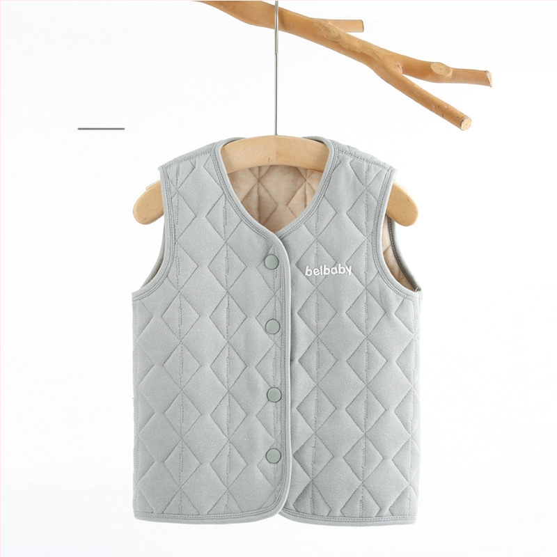 Detský vnútorný kabátový set na jeseň a zimu, 93% polyester, hrubý, teplý, flísová úprava