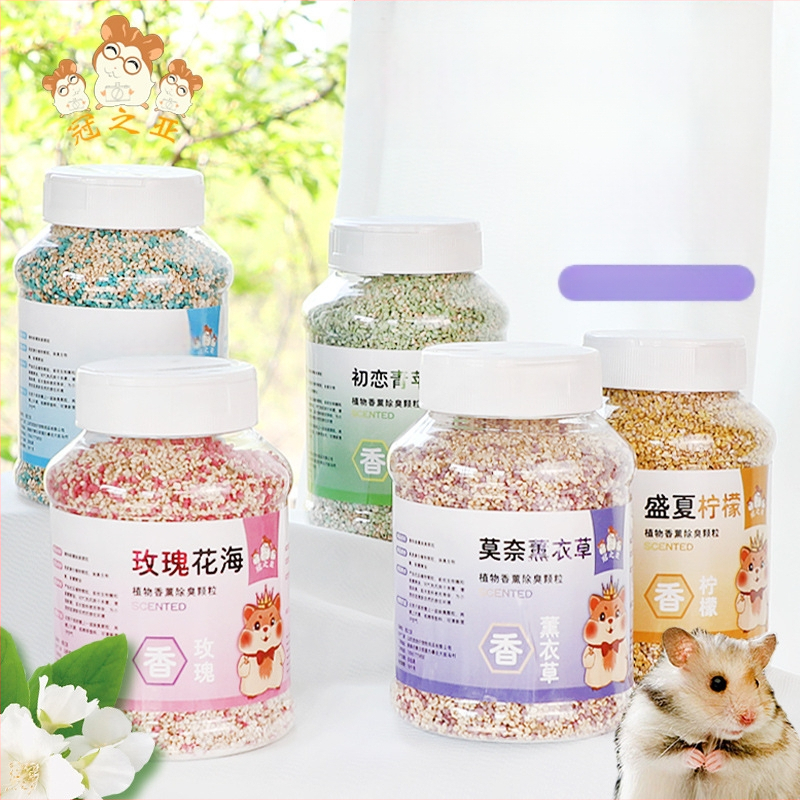 Deodorantné granule do podkladu pre škrečky | Pôvod: Shandong, Licencovaná súkromná značka: Áno, Kategória: Pomôcky pre domáce zvieratá, Import: Nie