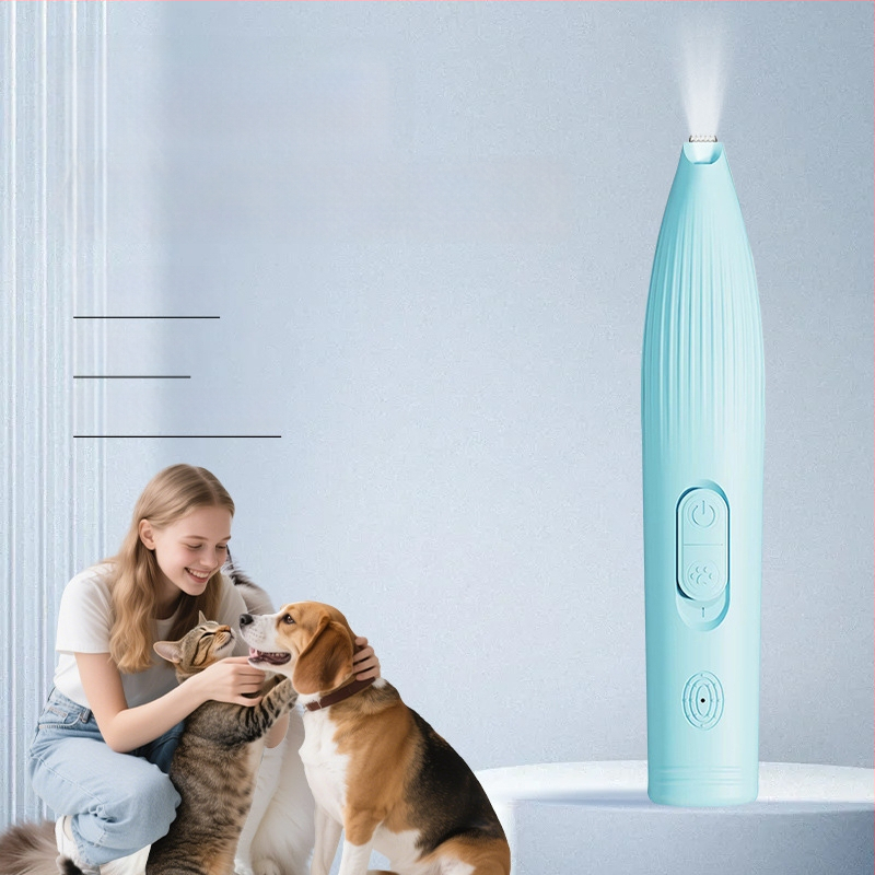 Duoqu Grooming klipér pre domáce zvieratá, nabíjateľný strihací strojček na labky mačiek a psov, elektrický strihací strojček na srsť domácich zvierat, balenie 200 kusov