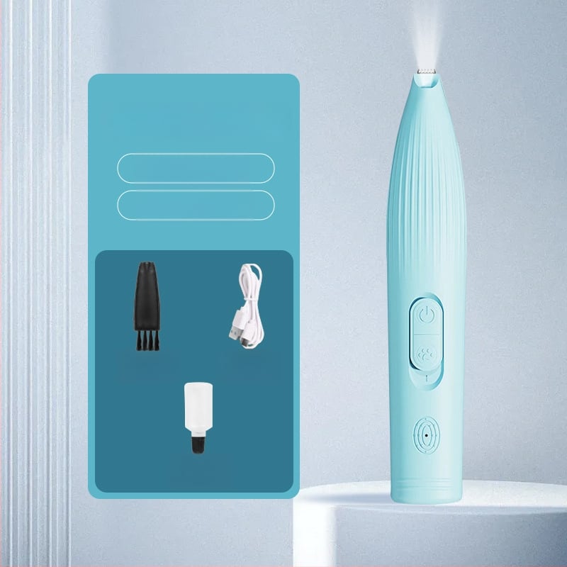 Duoqu Grooming klipér pre domáce zvieratá, nabíjateľný strihací strojček na labky mačiek a psov, elektrický strihací strojček na srsť domácich zvierat, balenie 200 kusov