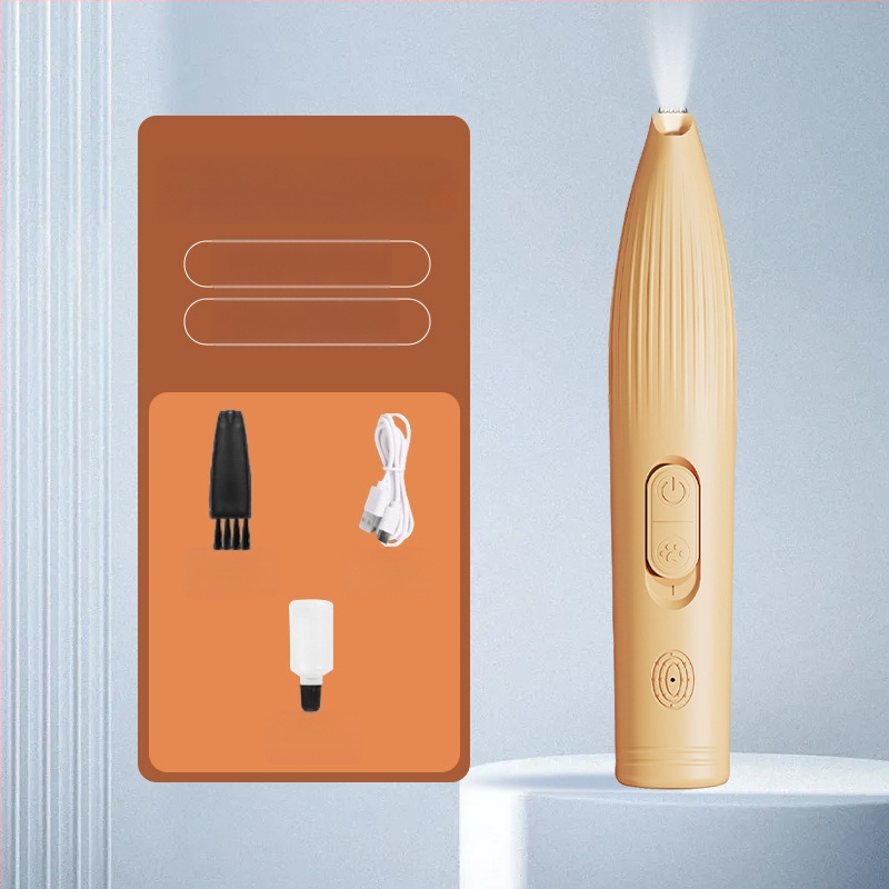 Duoqu Grooming klipér pre domáce zvieratá, nabíjateľný strihací strojček na labky mačiek a psov, elektrický strihací strojček na srsť domácich zvierat, balenie 200 kusov