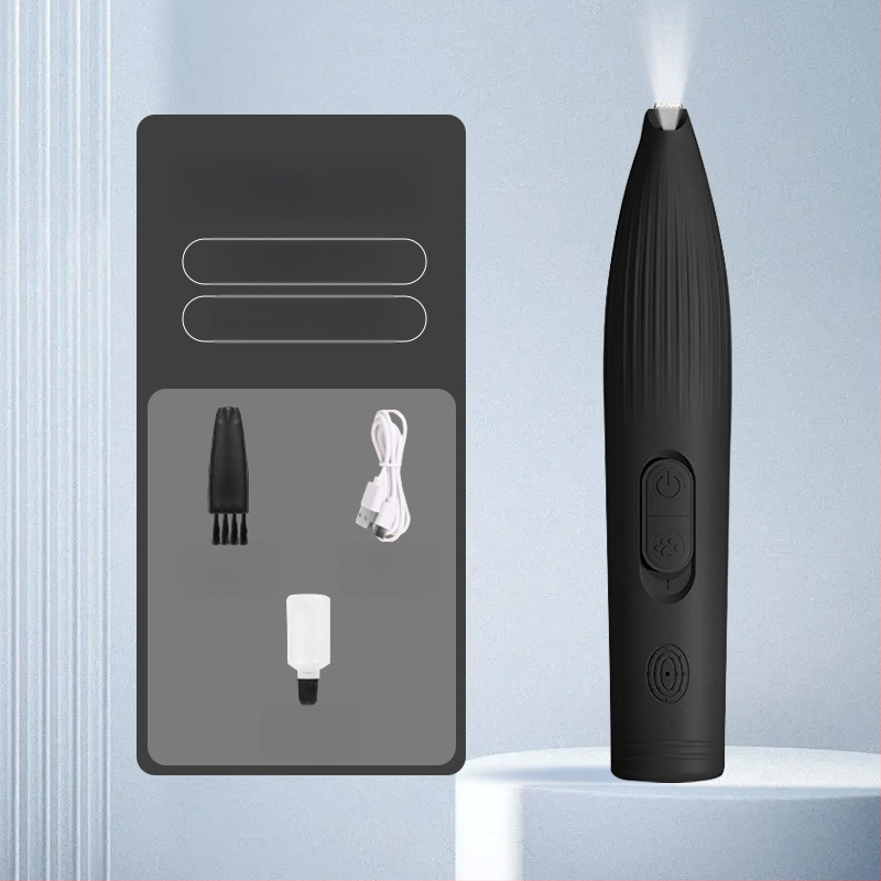 Duoqu Grooming klipér pre domáce zvieratá, nabíjateľný strihací strojček na labky mačiek a psov, elektrický strihací strojček na srsť domácich zvierat, balenie 200 kusov