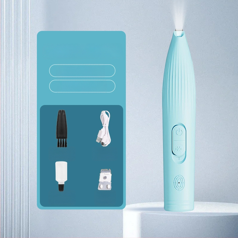 Duoqu Grooming klipér pre domáce zvieratá, nabíjateľný strihací strojček na labky mačiek a psov, elektrický strihací strojček na srsť domácich zvierat, balenie 200 kusov