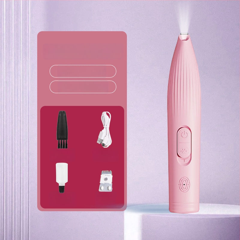 Duoqu Grooming klipér pre domáce zvieratá, nabíjateľný strihací strojček na labky mačiek a psov, elektrický strihací strojček na srsť domácich zvierat, balenie 200 kusov