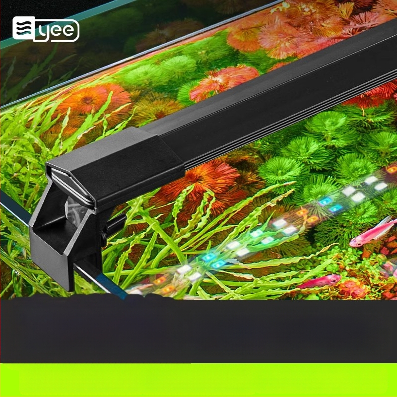 Yee lampa pre akvárium s plným spektrom, klipsové uchytenie, pre rastlinné akváriá, 5W/7W/10W, 300 g