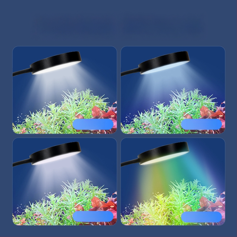 Naichong USB LED Akvárium Svetlo s Klipom Pre Vodné Rastliny – Energeticky Úsporné LED Osvetlenie