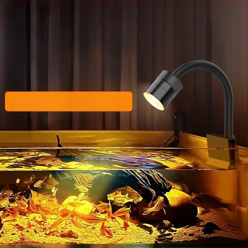 Parker USB mini klipové svetlo pre akvárium, 5W, plastové telo, 102 g