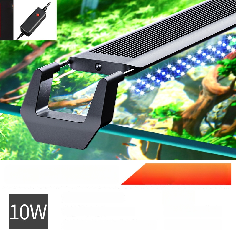 Akvarijné LED svetlo s pevným držiakom; značka Sensen; výkon 10–20W; hmotnosť 0,5–1 kg