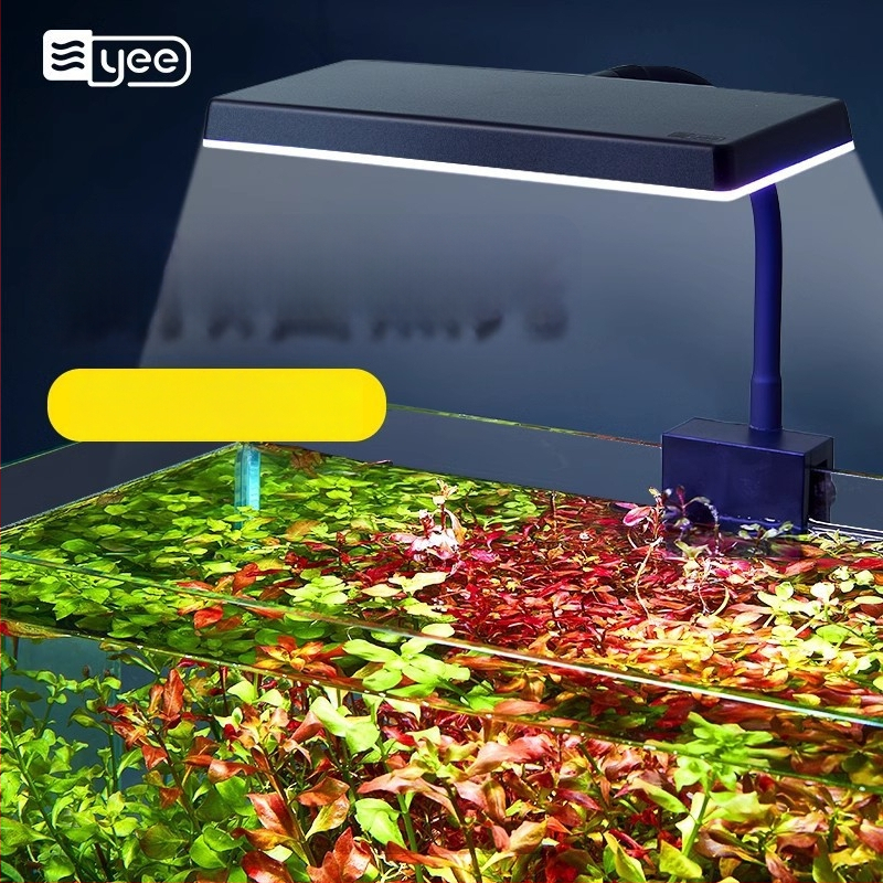 LED klipové svetlo pre akvárium s plným spektrom pre vodné rastliny – Yee, 11.4/15.2W