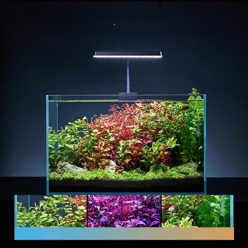 LED klipové svetlo pre akvárium s plným spektrom pre vodné rastliny – Yee, 11.4/15.2W