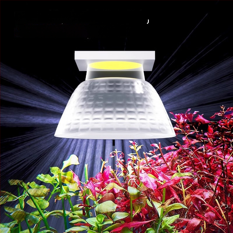 LED klipové svetlo pre akvárium s plným spektrom pre vodné rastliny – Yee, 11.4/15.2W