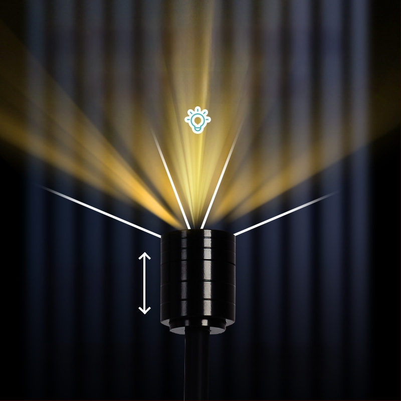 Quanlong akváriové klip LED svetlo – kovové telo, LED osvetlenie, 3W, 1 kg