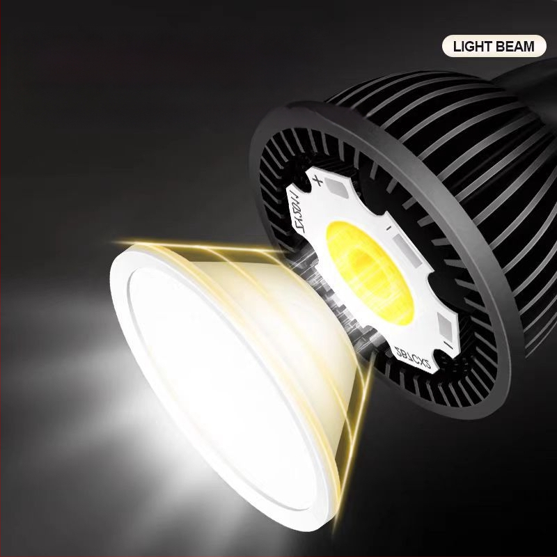 LED osvetlenie akvária – stolný reflektor so základňou, pre vodné rastliny a mach, značka Yikoda