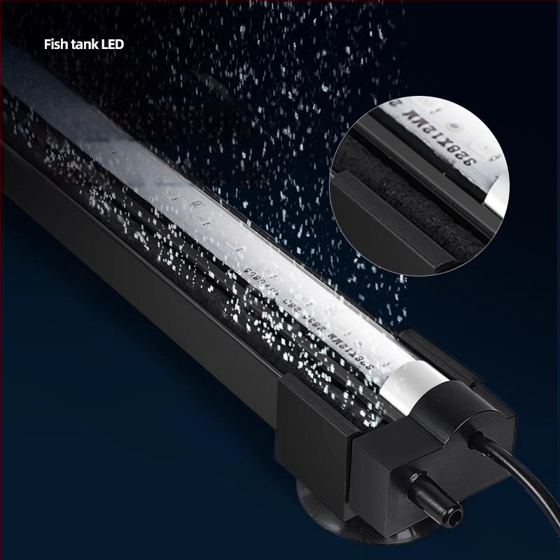 Akvariumo LED burbulų šviesa su gradientiniu apšvietimu, deguonies tiekimu ir kraštovaizdžio apšvietimu – 1–6W, 300 g, Autonomous OEM