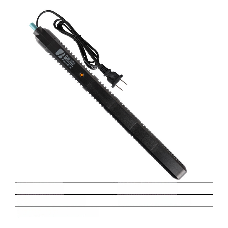 Ohrevná tyč pre akvárium, kvarcové sklo, automatická regulácia teploty s lampou, značka AquaBlue/Blue Treasure, 1 kg