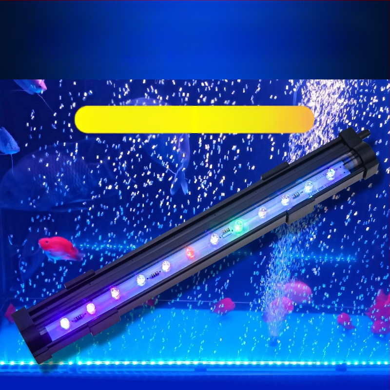 LED bublinové svetlo do akvária s diaľkovým ovládaním, ponorené, dekoratívne, výkon 1–6W, hmotnosť 100 g