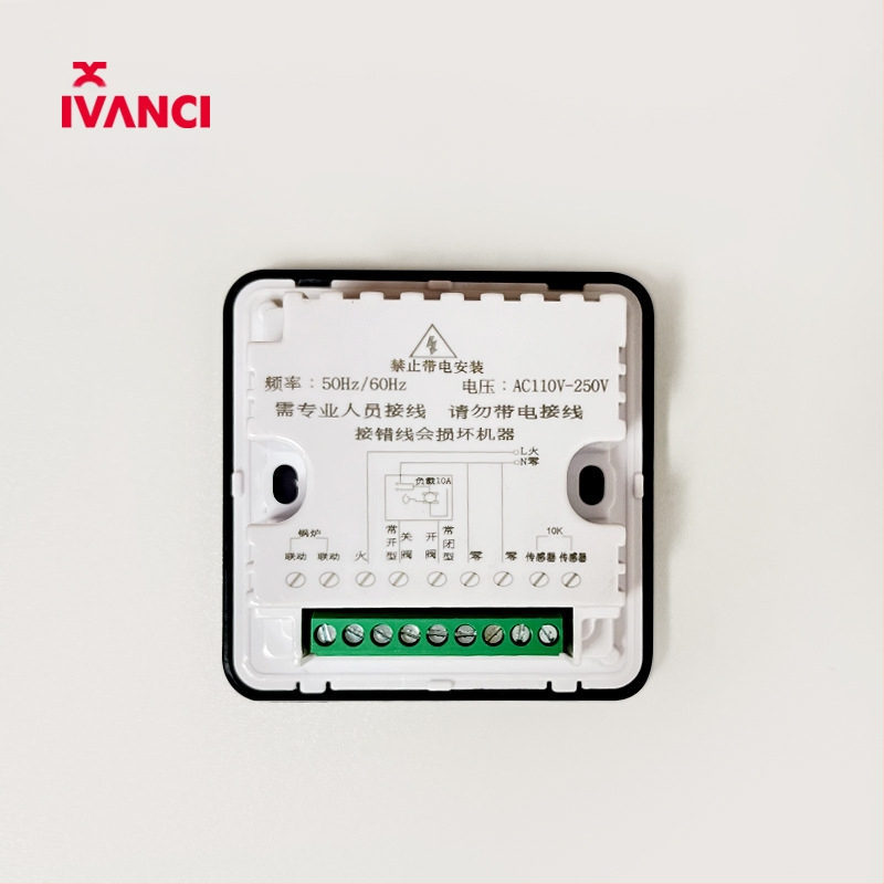 Fansheng Inteligentný panel riadenia podlahového vykurovania s LCD termostatom, ručné inštalácie, AC110-250V, 50/60Hz, veľká obrazovka, riadenie teploty pre vodné podlahové vykurovanie