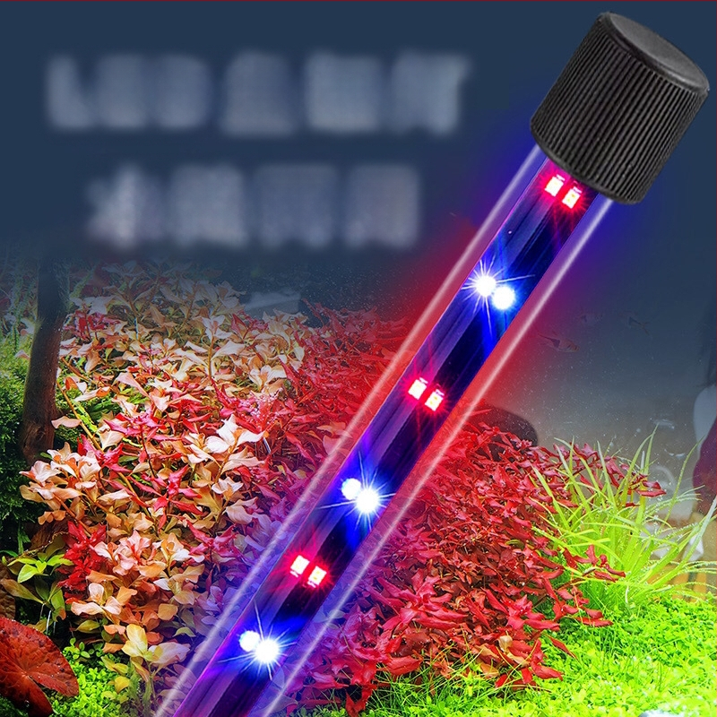 LED ponorné svetlo pre akvárium, vodotesné so spínačom